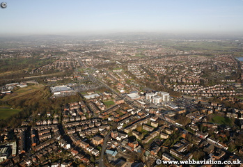 Prestwich Lancashire  aerial photograph