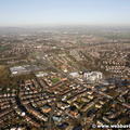 Prestwich Lancashire  aerial photograph