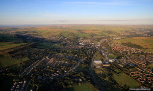 Rawtenstall Lancashire aerial photograph 