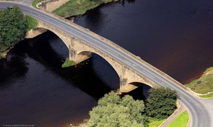 Ribchester Bridge, Lancashire from the air