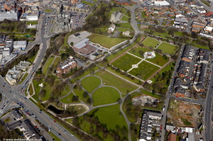 Broadfield Park Rochdale from the air