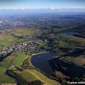 Crown Reservoir  Lancashire aerial photograph
