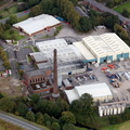 Ellenroad Mill site Rochdale from the air 