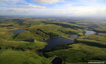 Piethorne Reservoir  aerial photograph