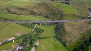 M62 Rakewood Viaduct  aerial photo