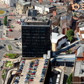 Rochdale Black Box Municipal Offices from the air