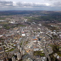 Rochdale Greater Manchester  from the air