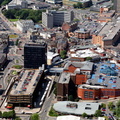  Rochdale town centre before the redevelopment   from the air