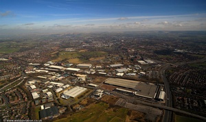 Greengate Industrial Estate  from the air