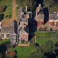 Rufford Old  Hall, Rufford  from the air