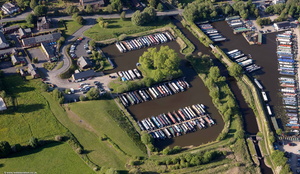St Mary's Marina in Rufford from the air