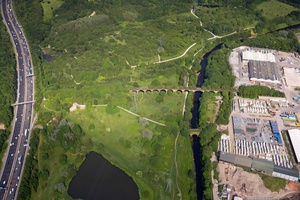 Clifton Viaduct aerial photo