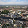 MediaCityUK Salford Quays aerial photograph