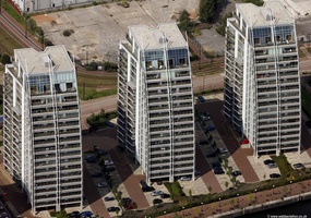 NV Buildings, Salford Quays   from the air