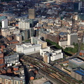 Riverside area of Manchester   from the air 