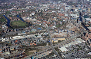 Oldfield Rd Salford M5 aerial photograph