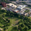 Salford University from the air 