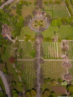 Pendlebury Cemetry   Salford Greater Manchester  Lancashire aerial photograph