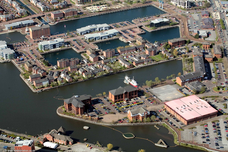 South Bay  Salford Quays  from the air