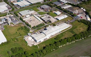 Skelmersdale toilet roll factory : Essity Tawd Paper Mill  from the air