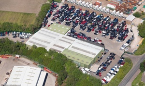  Hills Salvage & Recycling Ltd, Stanley Industrial Estate Skelmersdale   from the air