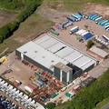 K A Warehousing and Alexander Dennis Ltd , Stanley Industrial Estate Skelmersdale  from the air