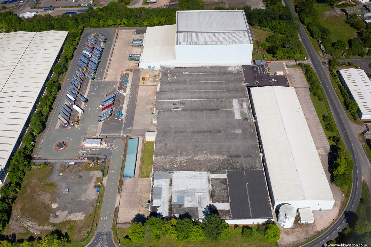 Procter & Gamble Factory Skelmersdale from the air