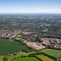 Skelmersdale Lancashre from the air