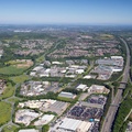 West Gillibrands Industrial Estate, Skelmersdale from the air