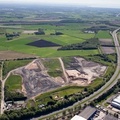 Whitemoss Landfill refuse site, White Moss Rd,  Skelmersdale from the air