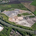 Whitemoss Landfill refuse site, White Moss Rd,  Skelmersdale from the air