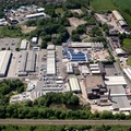 Bradley Hall Trading Estate Standish    from the air