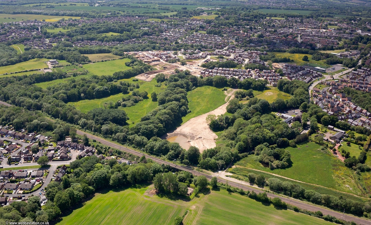 Countryside Development ,, Standish    from the air