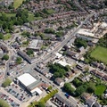 Standish town centre from the air