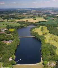 Worthington Lakes, Standish  from the air