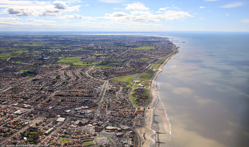 Cleveleys, Thornton-Cleveleys Lancashire FY5   from the air