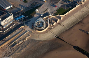 Cove Cafe, Cleveleys  Lancs from the air