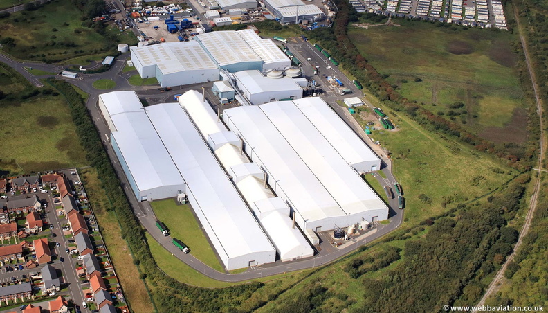 Global Renewables Lancashire Thornton Waste Centre, Thornton Cleveleys, Lancashire FY5 from the air