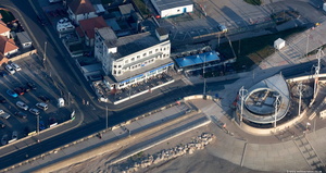 The Venue Restaurant on North Promenade Cleveleys from the air