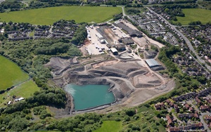  Ibstock Brick Upholland from the air