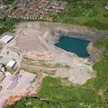  Ravenhead Quarry  Upholland from the air
