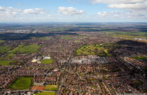 Urmston  from the air 