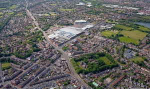 Walkden Town Centre aerial photo