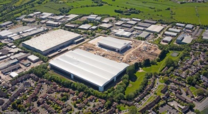Wingates Industrial Estate, Westhoughton aerial photo 