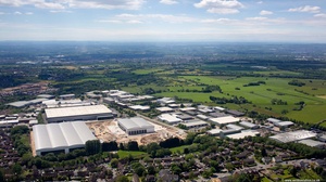 Wingates Industrial Estate, Westhoughton, Bolton  from the air