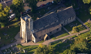 St Mary and All Saints Church, Whalley Lancashire aerial photo