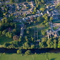 Whalley Abbey aerial photo