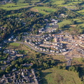 new houses being built in Whalley Lancashire aerial photo