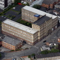 Coops Factory Wigan from the air