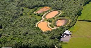 Great Haigh Sough reed beds Wigan from the air
